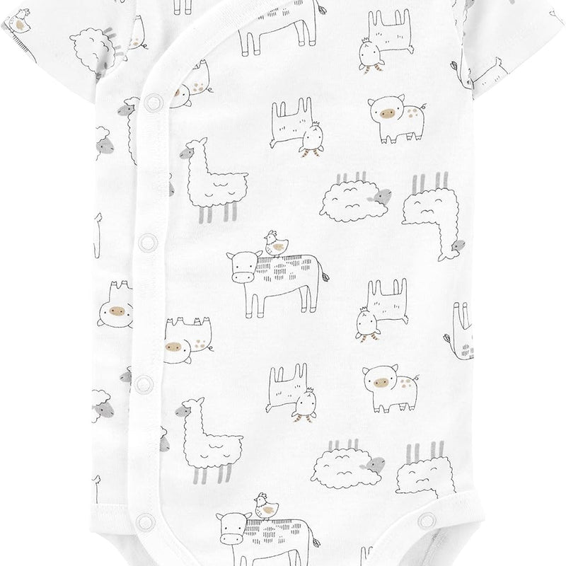 Simple Joys by Carter's Unisex Baby 5-pack Side Snap Short-sleeve Bodysuit