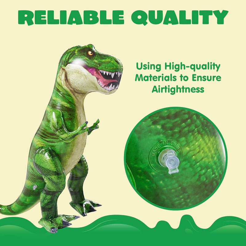 joyin 30" tyrannosaurus rex inflatable dinosaur party decoration for kids and adults