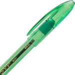 Pentel RSVP Ballpoint Pen, (1.0mm), Medium Line, Assorted Ink, Pack of 8 (BK91CRBP8M)