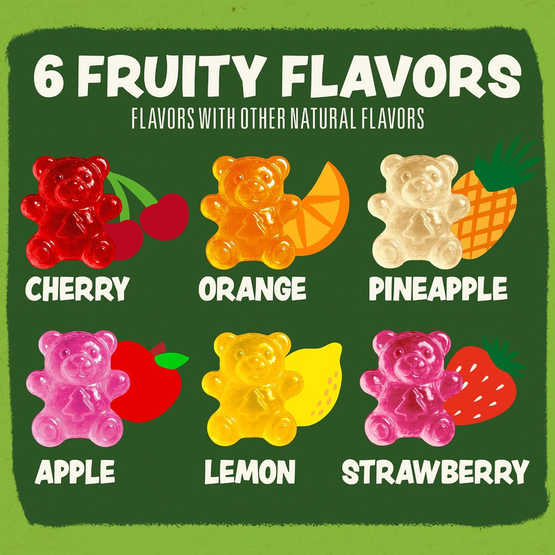 Black Forest USDA Organic Gummy Bears - 65 Pouches - .0.8Oz Each