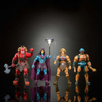 ​Masters of the Universe Action Figure Toy 4 Pack, 5.5 Inch 2026 Movie Accurate with 1 Exclusive, 14 Posable Joints, Galitzine Elba Björnsson