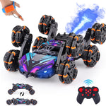 NEXBOX Cool 8 Wheels Gesture Sensing Remote Control Stunt Car for Kids, 6-14 year old, Birthday Gifts, RC Cars with 8WD Stunt Capabilities