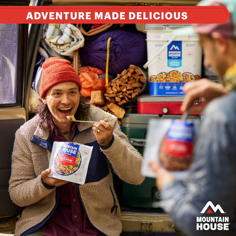 Mountain House Freeze-Dried Breakfast Entree | Backpacking Meals for Camping and Hiking, 4 Servings, 30-Year Shelf-Life, 2-Pack