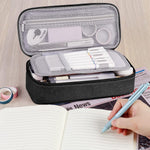 WEMATE Pencil Case, Large Storage Organizer, Makeup Bag, Teacher Must - have, Big Pencil Pouch, Marker Case for College