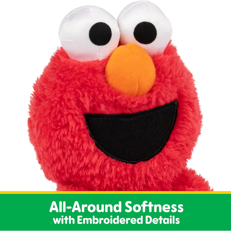 GUND Sesame Street Official Elmo Take Along Buddy Plush, Premium Plush Toy for Ages 1 & Up, Red, 13”