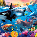 Puzzles for Kids Ages 4-8 Year Old - Underwater World,100 Piece Jigsaw Puzzle for Adults Toddler Children Learning Educational Puzzles Toys for Boys and Girls.