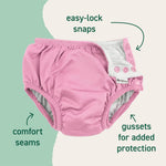 green sprouts Reusable Baby Swim Diapers Light Pink 24 Months