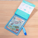 Melissa & Doug On The Go Water Wow! Mess Free Coloring Book, Reusable Water-Reveal Activity Pad, Under The Sea, Travel Toys, Party Favors, for Toddlers & Kids Ages 3+ - FSC Certified