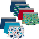 Hanes Boys' Potty Training Underwear, Light Leaks Toddler Cotton Briefs and Boxer Briefs, Multi-pack