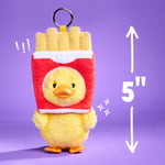 HAPPY HAUL Duckalooz Snack Quack Clip-On Plush Duck Assortment, Plush Duck Clip-On Blind Box Collectible Toy with Removable Costume, 5-Inch Stuffed Toy, Short-Run Drop, Ages 8 and up