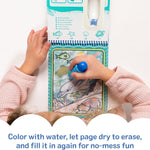 Melissa & Doug On The Go Water Wow! Mess Free Coloring Book, Reusable Water-Reveal Activity Pad, Under The Sea, Travel Toys, Party Favors, for Toddlers & Kids Ages 3+ - FSC Certified
