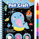 FUNNYB&G Foil Art Craft Kit for Kids, Sparkly Birthday Gift Toy for Kids