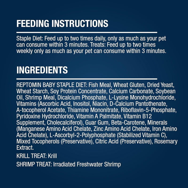 Tetra ReptoMin 3-in-1 Select-A-Food, 1.94 oz | Baby Sticks, Shrimp & Krill Treats For Aquatic Turtles With No Artificial Flavors
