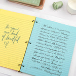 120 Sheets Loose Leaf Binder Paper, 6-Color Wide Ruled Lined Paper, 8” x 10.5”, 3-Hole Punched Notebook Paper Writing Paper for School Office