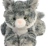 Aurora® Adorable Mini Flopsie™ Lily™ Stuffed Animal - Playful Ease - Timeless Companions - Gray 8 Inches
