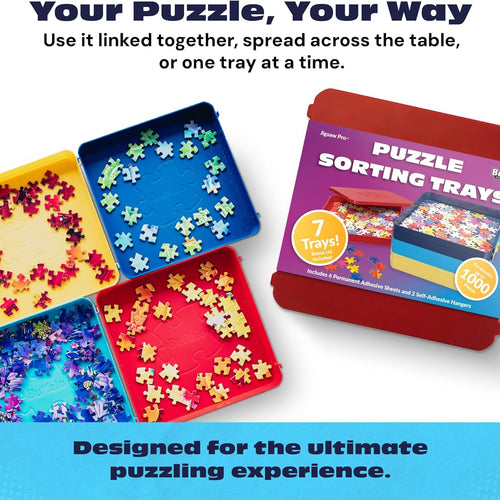 Buffalo Games - Puzzle Sorting Trays - 7 Count (Pack of 1)