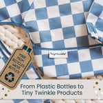 Tiny Twinkle Long Sleeve Bib for Babies & Toddlers | Waterproof Smock Bib for Eating | Machine Washable & Mess-Proof Feeding Essentials | Newborn Shower Gift (Ocean Life, 6–24M)