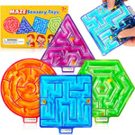 Squishy Toys Sensory Fidget Toys for Kids: 4 Pack Maze Sensory Toys for Autism - Fidget Toys with Filled Goo for Calming Down Classroom Travel
