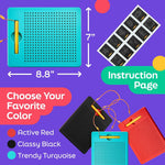 Magnetic Drawing Board for Kids & Toddlers, Airplane & Car Ride Activities | Magnetic Tablet Toy with Beads & Stylus Pen, Travel Toys for Toddlers, Road Trip & Flight Activity, Gift for Boys & Girls