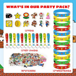 86PCS Mario birthday party supplies, Mario theme party gifts set, 86 pieces