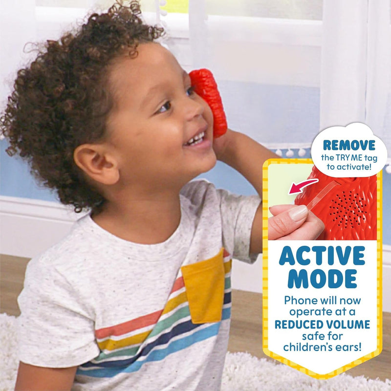 Just Play Sesame Street Learn with Elmo Phone for Kids, Ages 2 and Up, Educational Toy with 12 Learning Themes