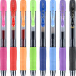 Pilot G2 Premium Refillable And Retractable Gel Ink Pens, Fine Point (0.7mm), 8 Colors, 8 Count (16606)