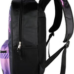 AI ACCESSORY INNOVATIONS K-Pop Demon Hunters Huntrix 16” Backpack for Girls, Featuring Rumi, Zoey, Mira, Rubber Molded Bag Charm, Huntrix