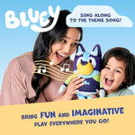 Bluey Sound Effects Talking Stuffed Plush, 13” Soft Musical Toys for Toddlers, Interactive Stuffed Animal with 9 Different Phrases, Musical Toys for Kids