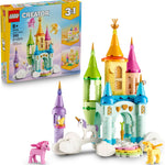 Lego creator 3 in 1 unicorn castle building toy for kids, ages 8+, 31175