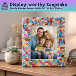 Mother of Pearl DIY Mosaic Photo Frame Craft Kit for Girls Ages 8-12 | Make-your-own Activity, Summer Projects, Tween Gift, 9 Year Old Birthday Present, Creative STEAM Activity