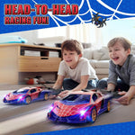 ZIROKAY Spider Remote Control Car - Multicolor Flashing Headlights, Drift RC Cars