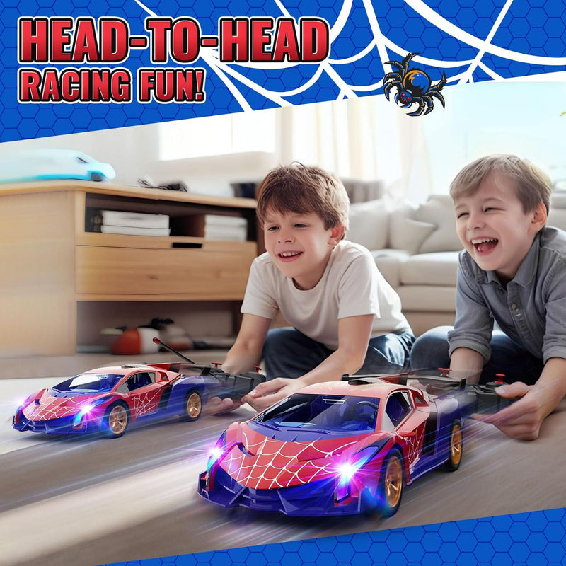 ZIROKAY Spider Remote Control Car - Multicolor Flashing Headlights, Drift RC Cars