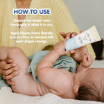 Tubby Todd Sweet Cheeks Diaper Paste, Diaper Rash Cream | 14% Zinc Oxide, Hypoallergenic, For Soothing and Protecting Sensitive Skin, 7.9 oz, 2 Pack, Fragrance Free