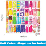 buffalo games frosty treats 300 piece large jigsaw puzzle for adults summer ice cream art