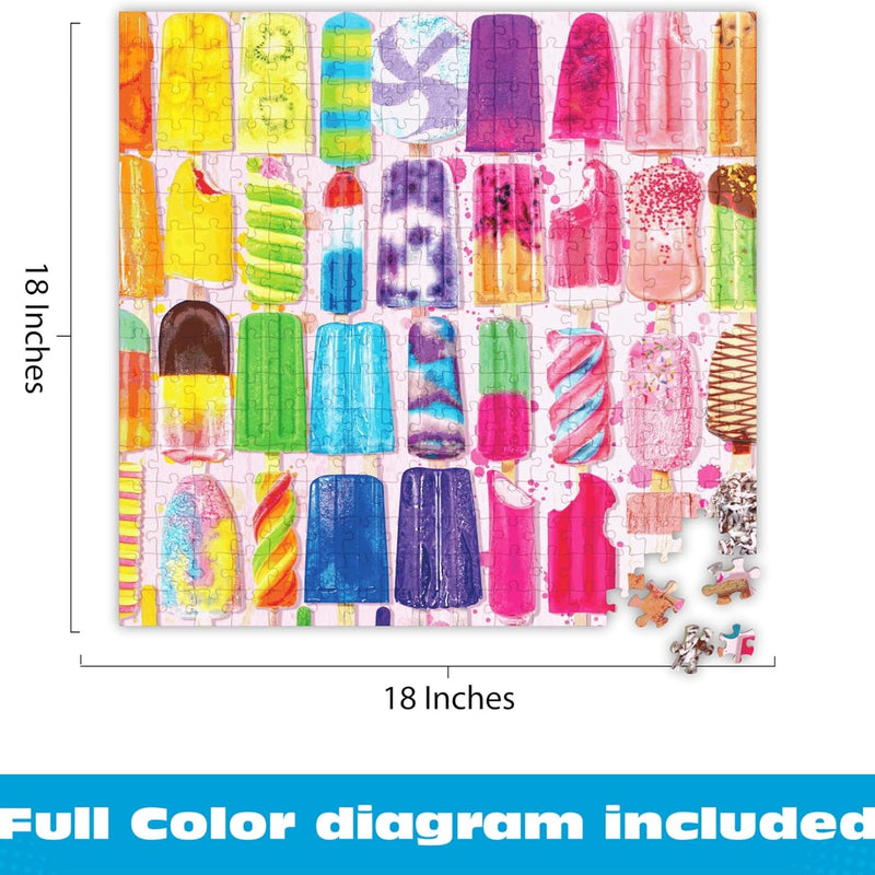 buffalo games frosty treats 300 piece large jigsaw puzzle for adults summer ice cream art