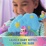 Gabby's Dollhouse Kitty Care Ear Purrfect Playroom – 17-Piece Playset with 4 Toy Figures, Dollhouse Furniture, Doll Accessories & Baby Doll Stuff for Kids Ages 3+