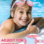 Kids Swim Goggles,Swimming Goggles for Kids 6-14, Anti-Fog UV Protection Pool Glasses for Boys Girls