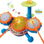 VTech KidiBeats Drum Set (Frustration Free Packaging), Orange