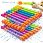 Elovien Water Soaker Blaster, 16 Pack Pool Water Guns Bulk, 35 ft Range Squirt Guns for Kids, Water Squirter Shooter for Summer Outdoor Game Pool Beach Party