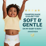 Pampers Diapers - Swaddlers 360° - Size 3, 70 Count, up to 100% Leakproof Comfy Dry Fit, Designed for Easy Changes, Pull On Baby Diaper (Packaging May Vary)