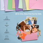 20 Arts & Crafts Kit for Girls – The Surprise Craft Box, All-Inclusive DIY Craft Set with 20 Fun Projects, Individually Packaged, Easy Step-by-Step Instructions, Creative Activity Gift for Kids