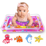 Yeeeasy Tummy Time Water Mat - Unique Pink Ocean Design for Baby Girls 3-12 Months