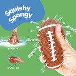 ArtCreativity Pool Toys for Toddlers 1-3, Splash Sports Balls Water Toys, 3 Different Athletic Water Ball Designs Include Football, Basketball & Soccer Ball, Spongy Pool & Bath Toys for Kids Ages 4-8