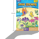 Imagimake DIY Jelly Stickers - Flowers & Butterflies, 10 Stickers, Art Kit | Paint, Peel & Stick Painting Activity for Kids, Birthday Gift for Boys & Girls Ages 3,4,5,6,7 Years Old