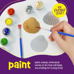 Dan&Darci Kids Sea Shell Painting Kit - Arts & Crafts for Kids Ages 6-12
