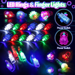 150PCS Glow Party Supplies: Glasses, Headbands, Rings, 100 Glow Sticks for Kids & Adults