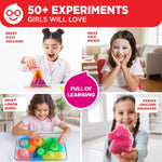 Doctor Jupiter Girls' Science Kit for Kids Ages 4-8, STEM Toy with 50+ Experiments, Learning and Educational Projects
