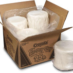 crayola-air-dry-clay-white-25lbs-bulk-modeling-clay-for-kids-no-bake