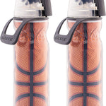 O2COOL Mist N Sip 20 oz Misting Reusable Sports Water Bottle Soccer | Yes