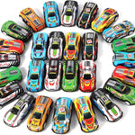 28 Pack of Colorful Mini Pull Back Cars for Kids' Party Favors, Goody Bags, and Pinata Fillers